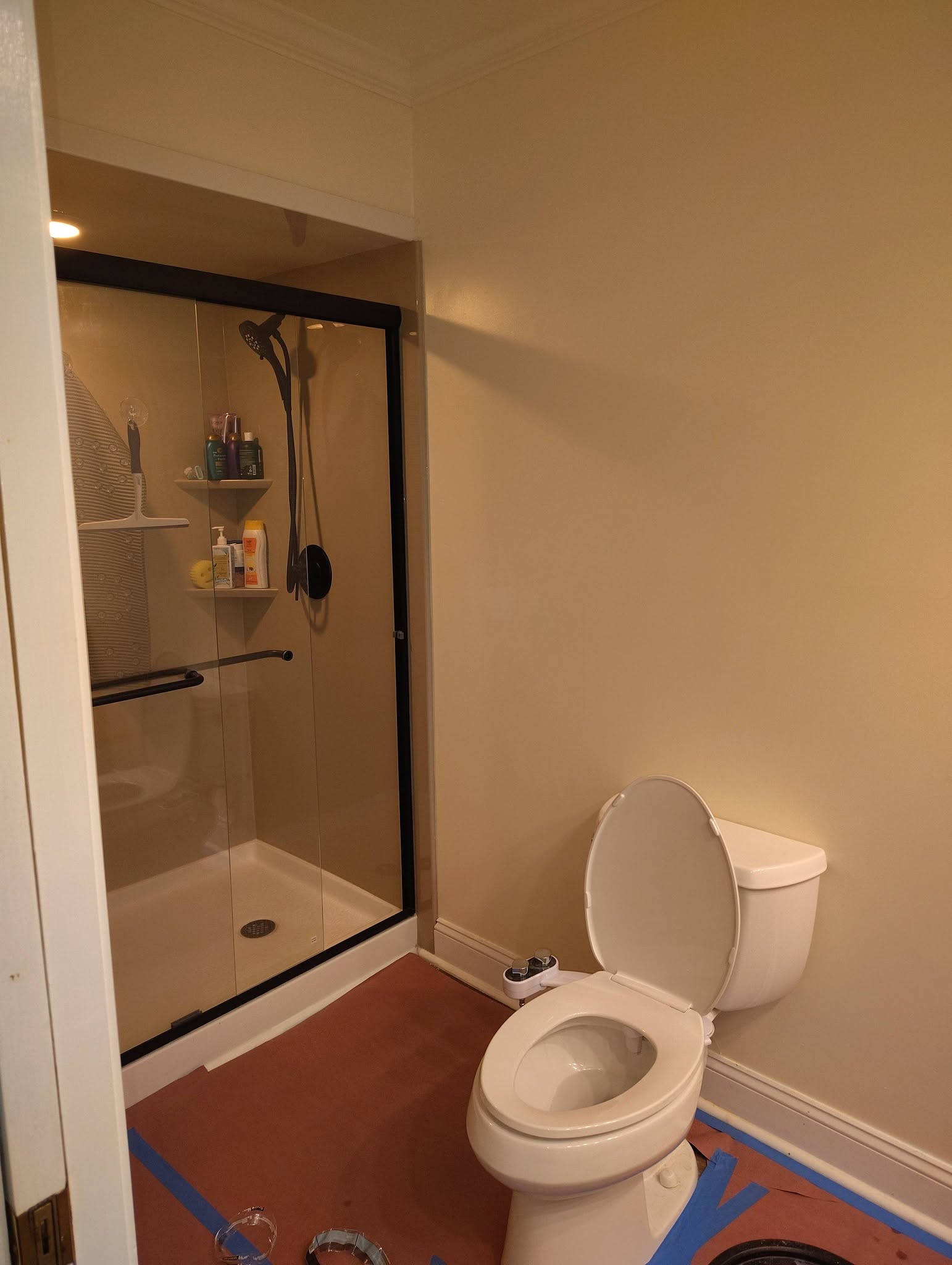 Finished bathroom restoration project