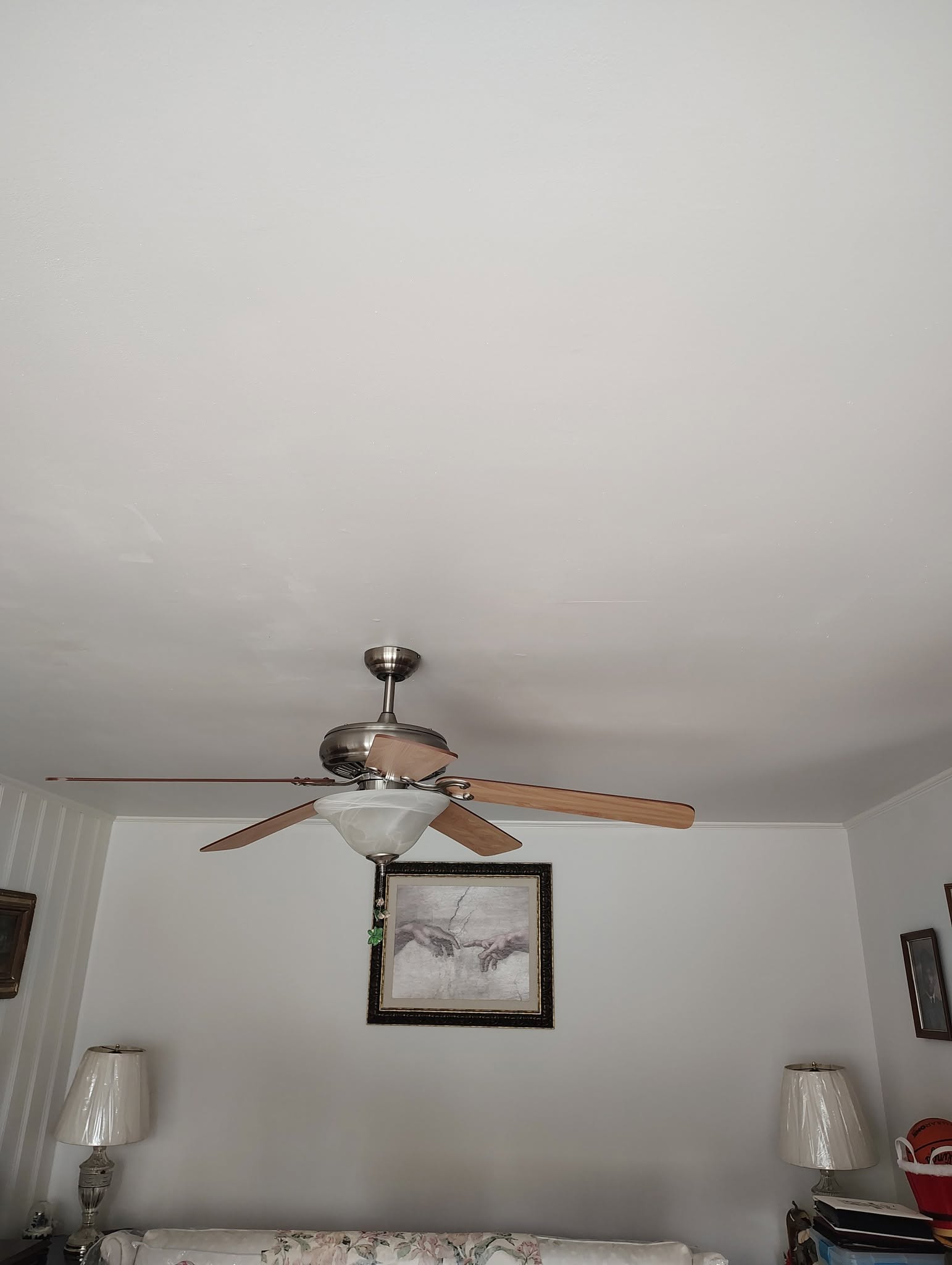 Ceiling after restoration